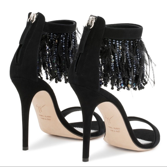 giuseppe zanotti • NEW • feathers & beads - Picture 7 of 9